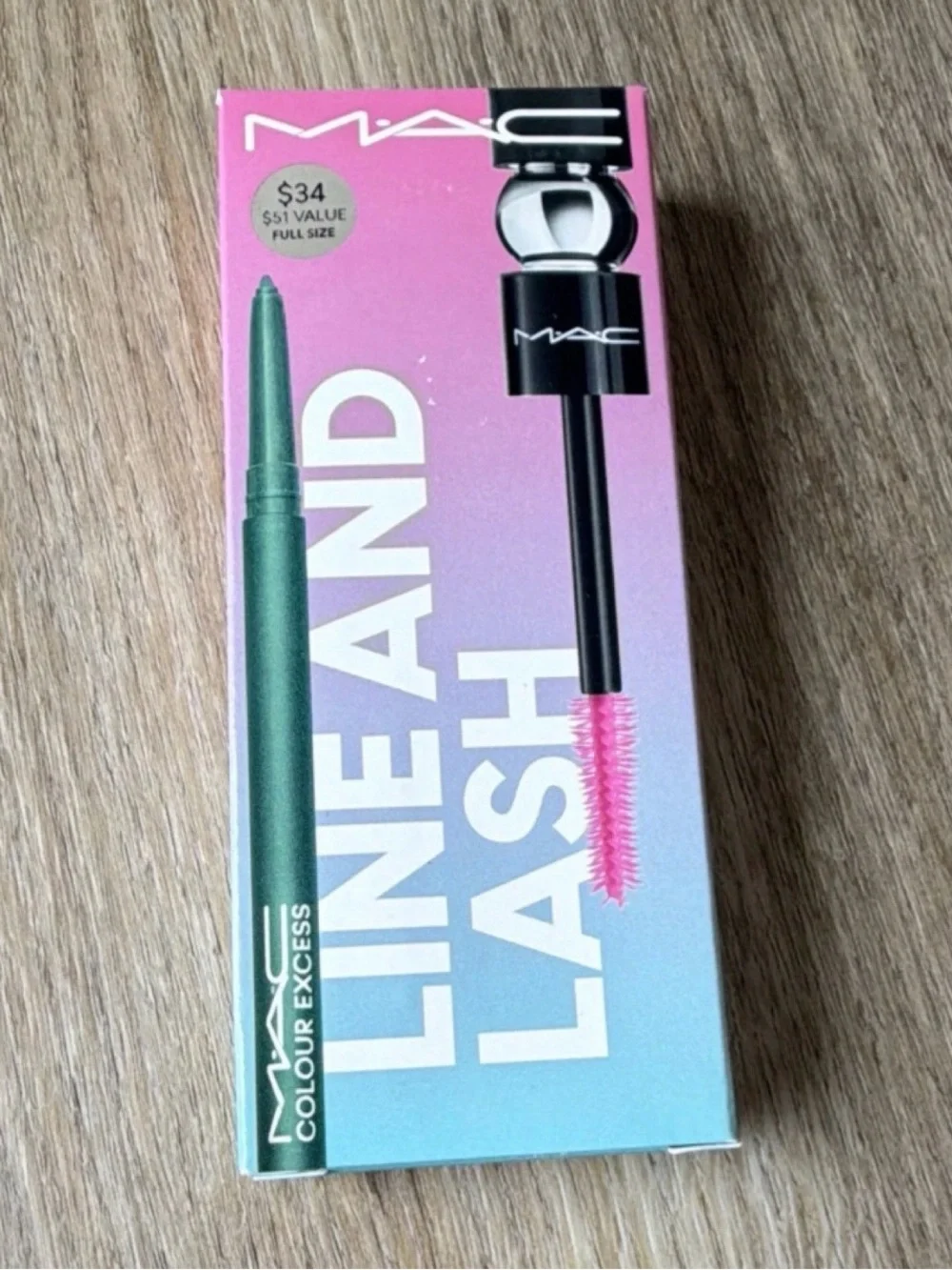 MAC Cosmetics Line and Lash Duo — Pink & Teal